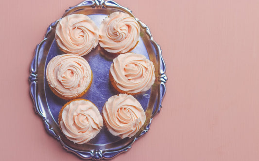 Vanilla collagen cupcakes with buttercream frosting